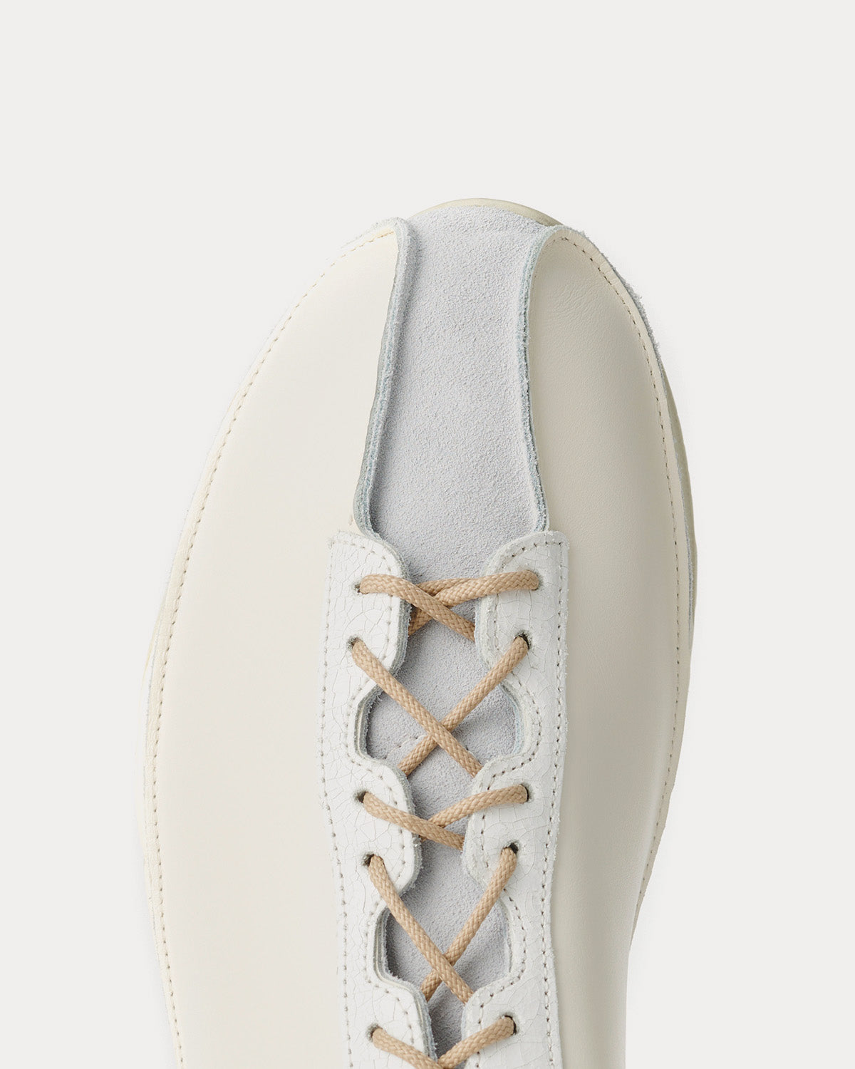 Our Legacy - Klove Leather Off-White Low Top Sneakers