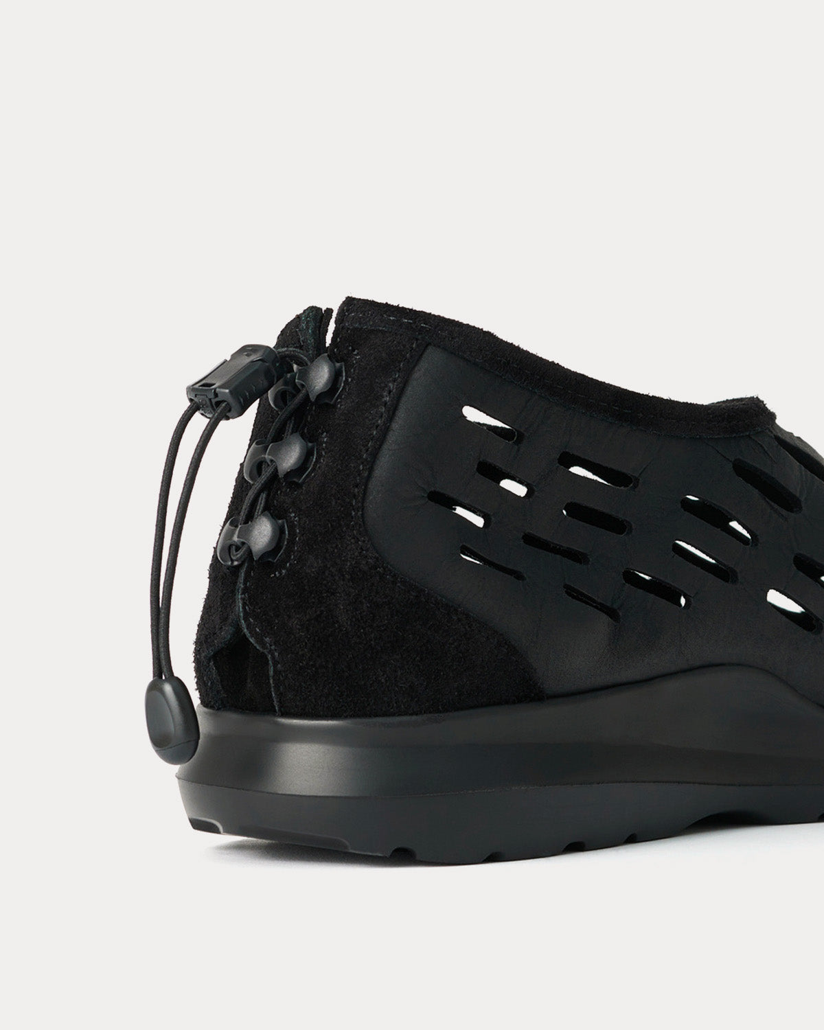 Our Legacy - Strainer Leather Black Slip On Sneakers