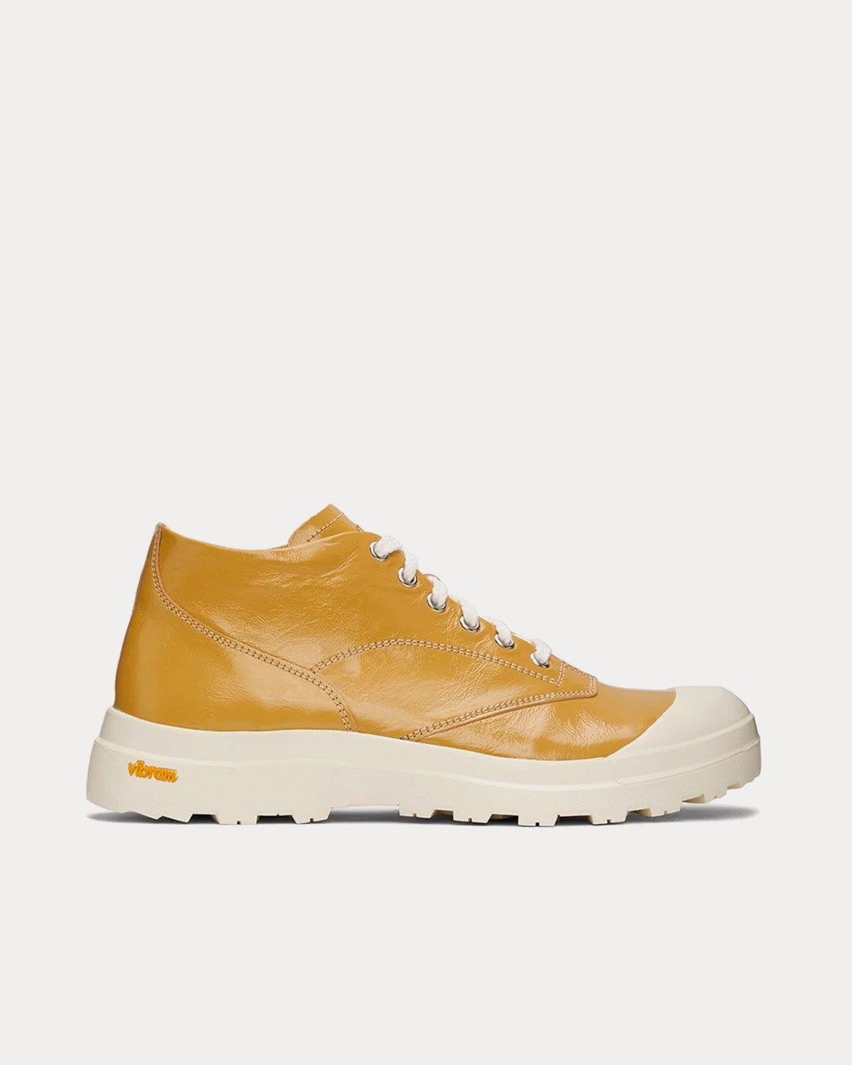 Our Legacy - Tar Dip Yellow Mid Top Sneakers