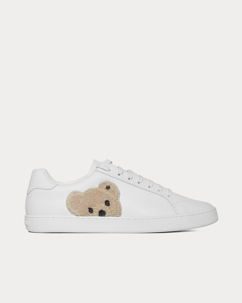 Palm Angels - Teddy Bear White / Brown Low Top Sneakers