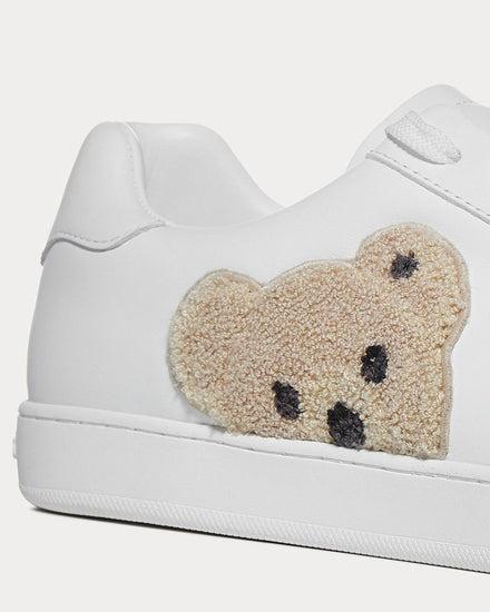 Palm Angels Teddy Bear White / Brown Low Top Sneakers - 4