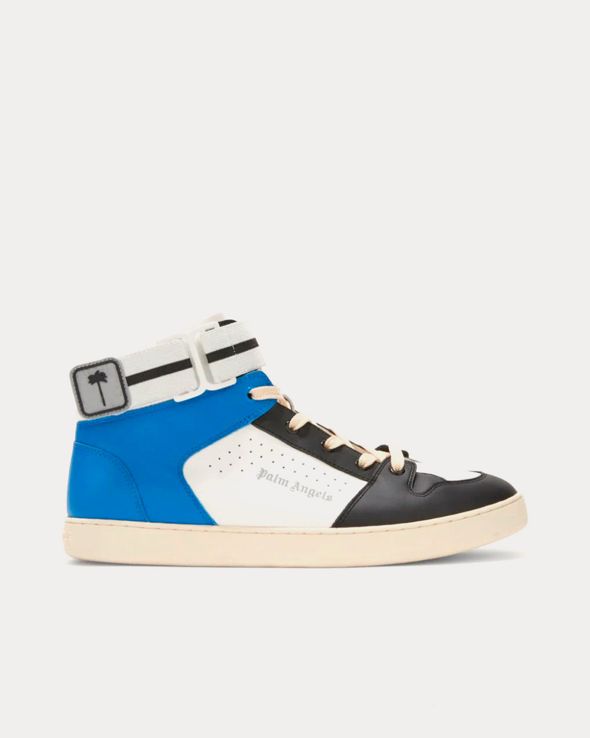 Palm Angels - Palm One White / Blue High Top Sneakers