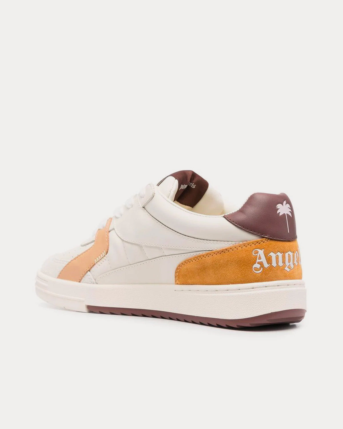 Palm Angels - University Beige / Brown Low Top Sneakers