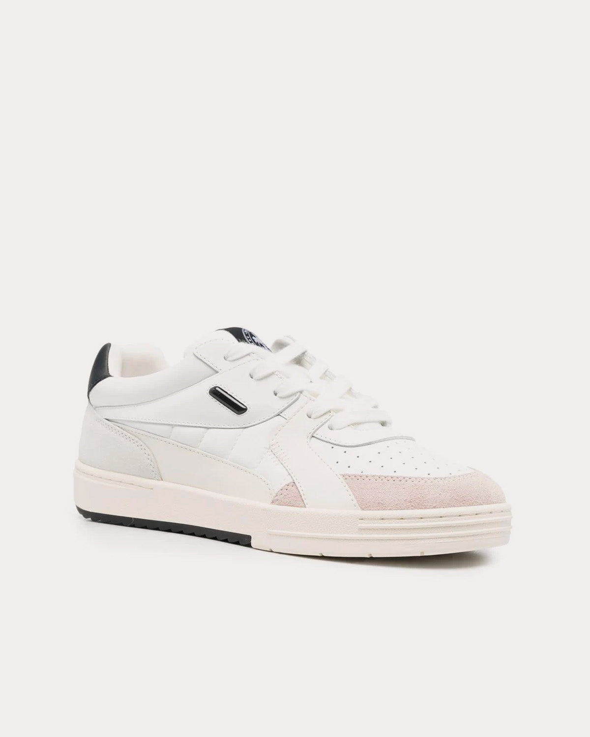 Palm Angels - University White / Black Low Top Sneakers