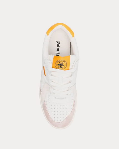 University White / Yellow Low Top Sneakers