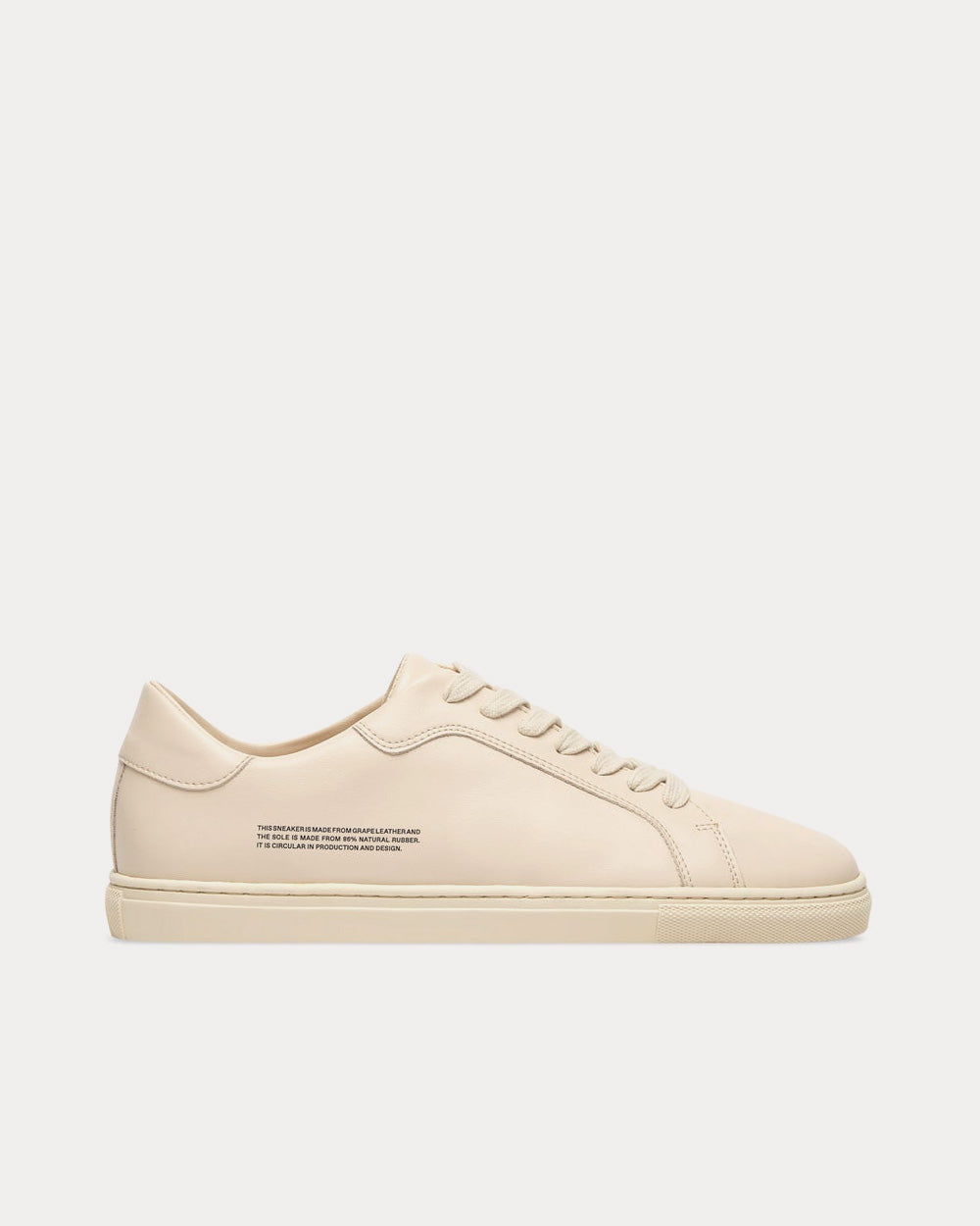 Pangaia - Grape Leather Sand Low Top Sneakers