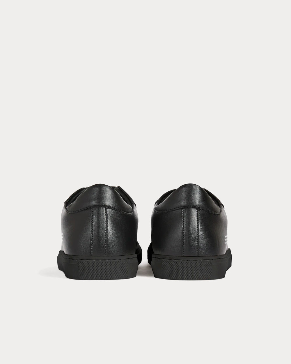 Pangaia - Grape Leather Black Low Top Sneakers