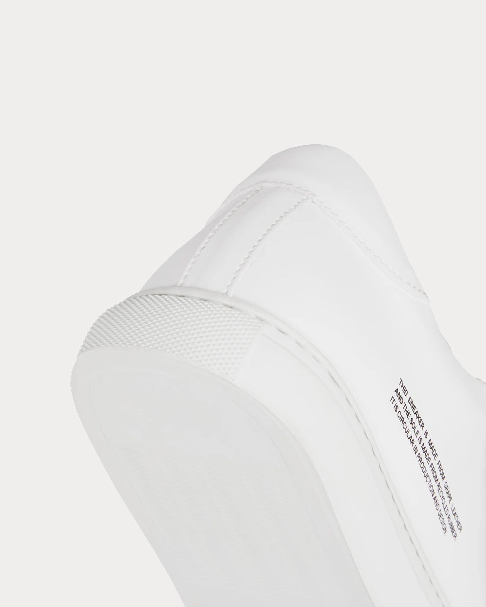 Pangaia - Grape Leather White Low Top Sneakers