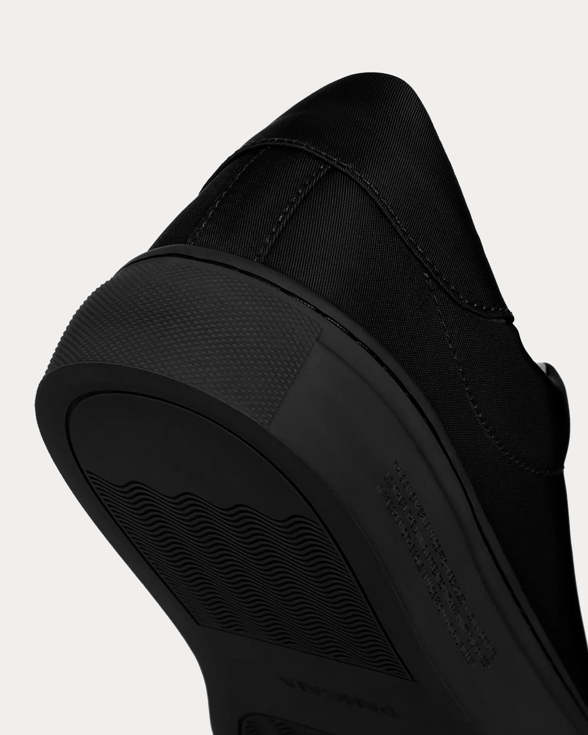 Pangaia - Recycled Nylon Black Low Top Sneakers