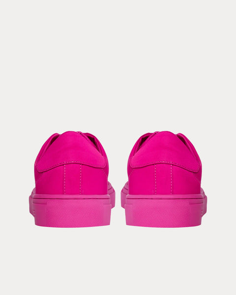 Recycled Nylon Foxglove Pink Low Top Sneakers