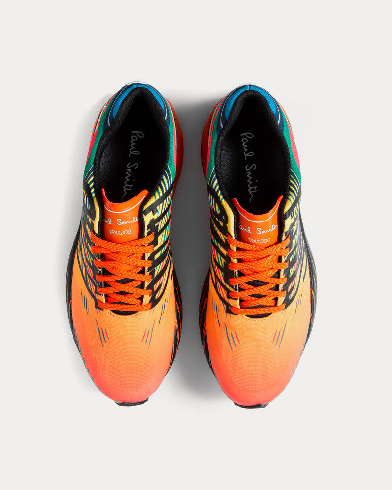 Paul Smith Sierra Gore-Tex Orange Low Top Sneakers - 2