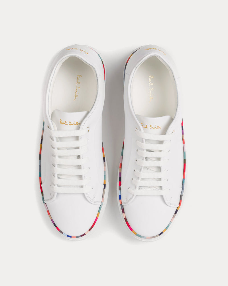 Paul Smith Basso with Swirl Rand White Low Top Sneakers - 2