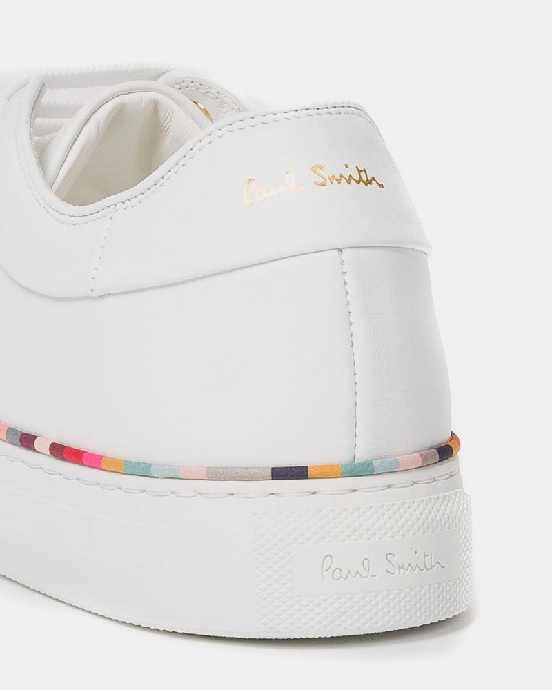 Paul Smith Basso with Swirl Rand White Low Top Sneakers - 4