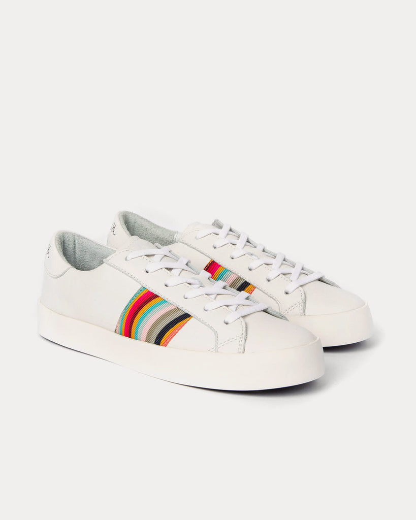 Paul Smith Pigden Swirl Trim White Low Top Sneakers Sneak in Peace