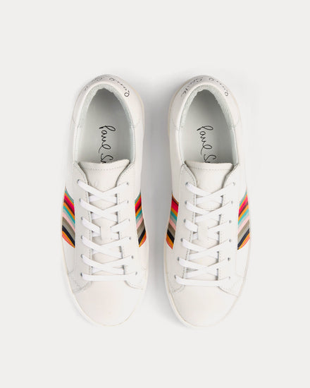 Paul Smith Pigden Swirl Trim White Low Top Sneakers - 3