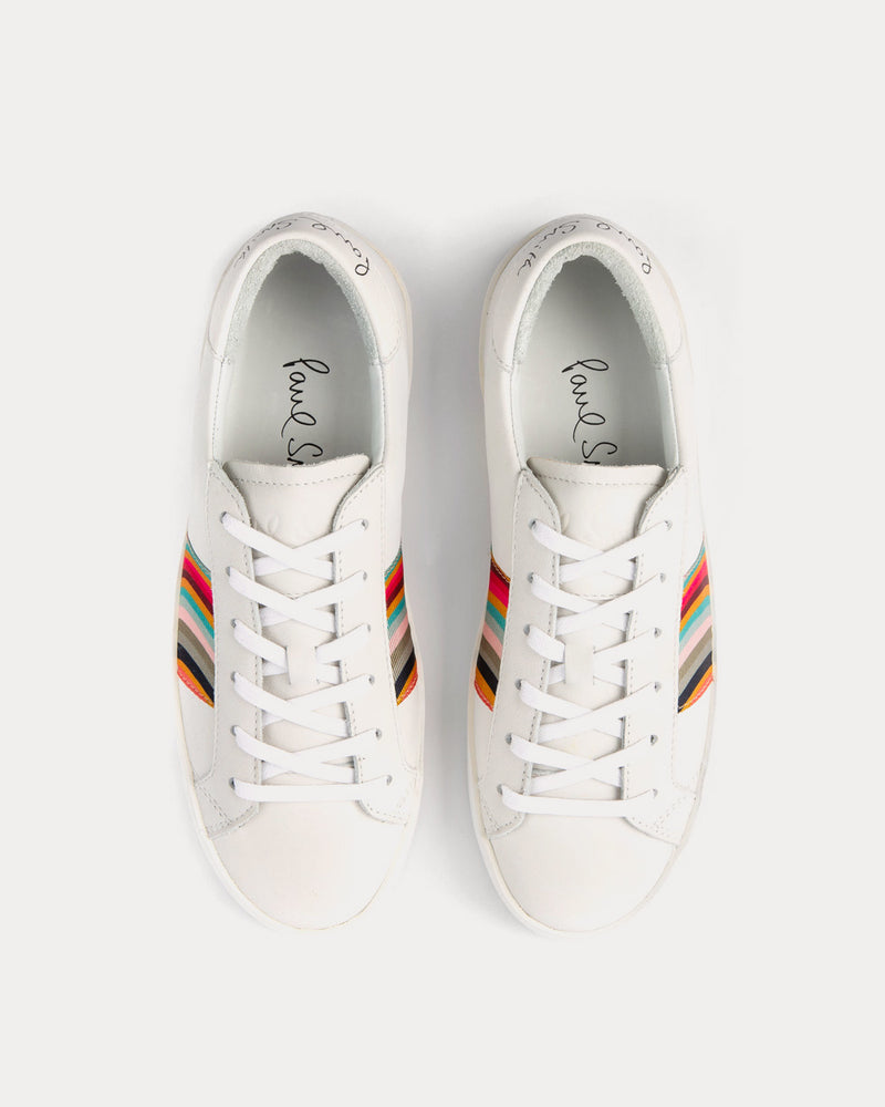 Paul Smith Pigden Swirl Trim White Low Top Sneakers - 3
