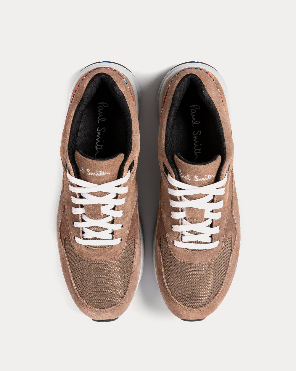 Paul Smith - Aster Suede Taupe Low Top Sneakers