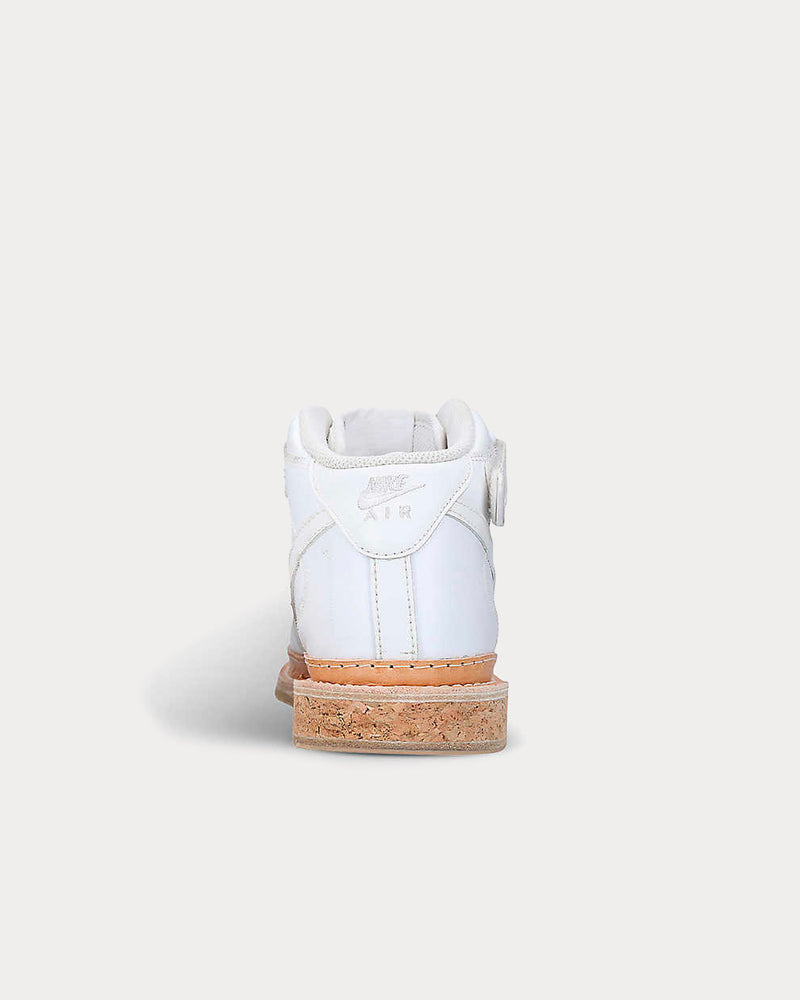 Peterson Stoop Men's Nike Air Force 1 White Leather High Top Sneakers