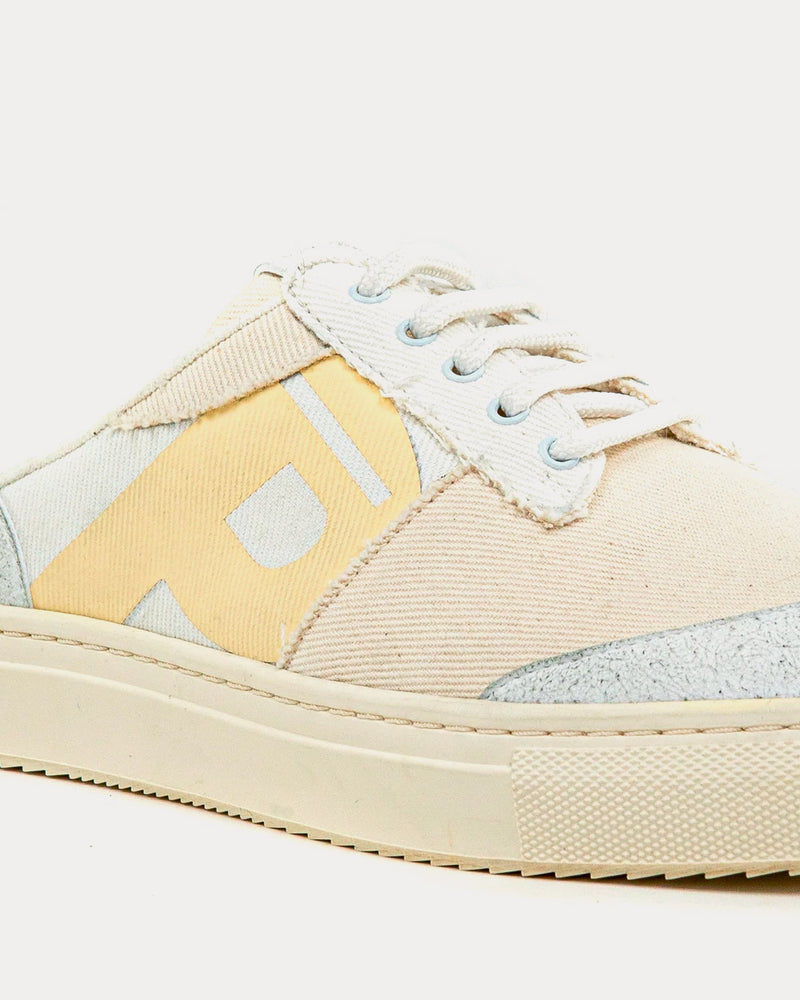Phileo 016 Tennis Clog Ecru Low Top Sneakers - 3
