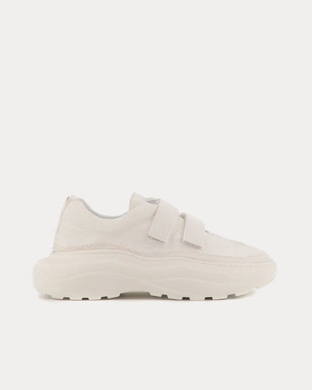 Phileo 002 Strong None-Suede Triple White Low Top Sneakers - 1