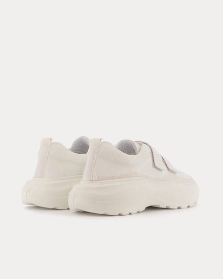 Phileo 002 Strong None-Suede Triple White Low Top Sneakers - 3