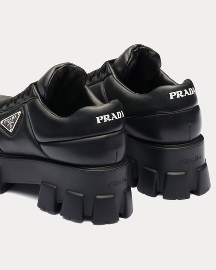 ★PRADA★Padded Nappa Leather Sneakers Black★ WMNS) PRADA Padded Nappa Leather Sneakers 'Black
