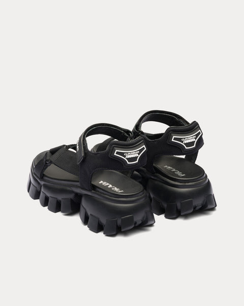 Cloudbust thunder sandal Prada Black size 39 EU in Rubber - 24577622