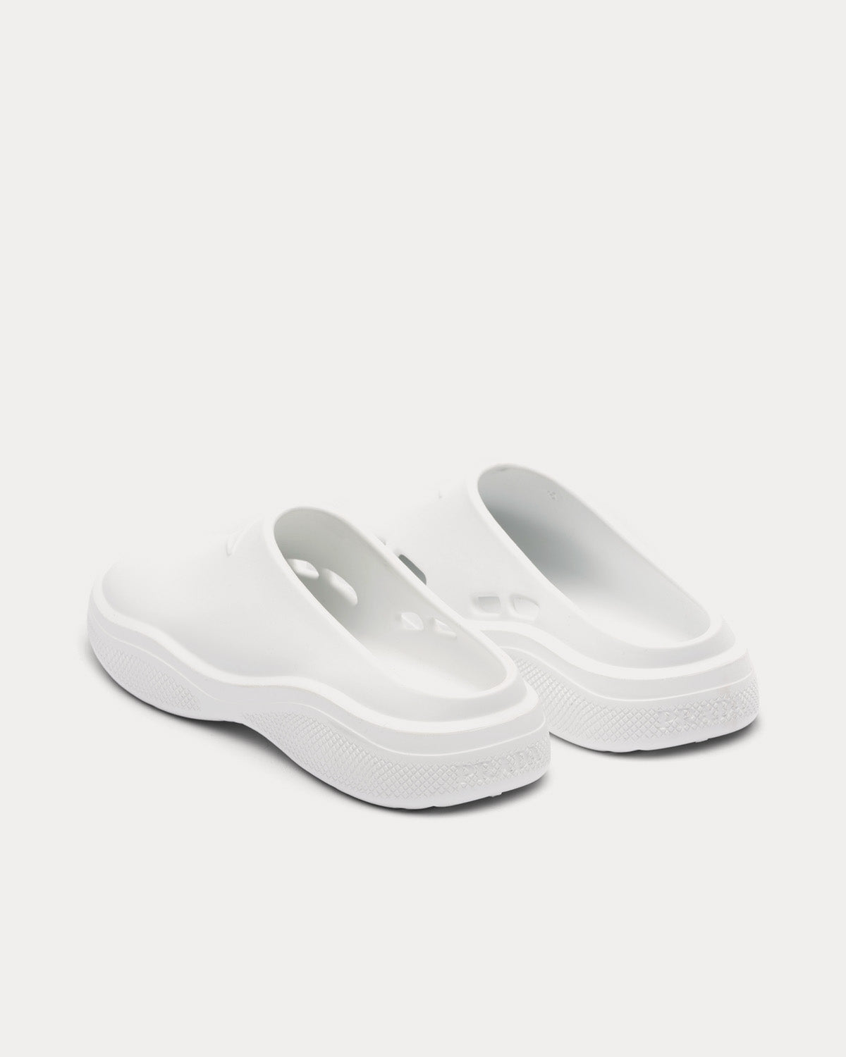 Prada white mules 2025