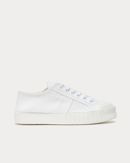 Primury Divid White / White Low Top Sneakers - 1