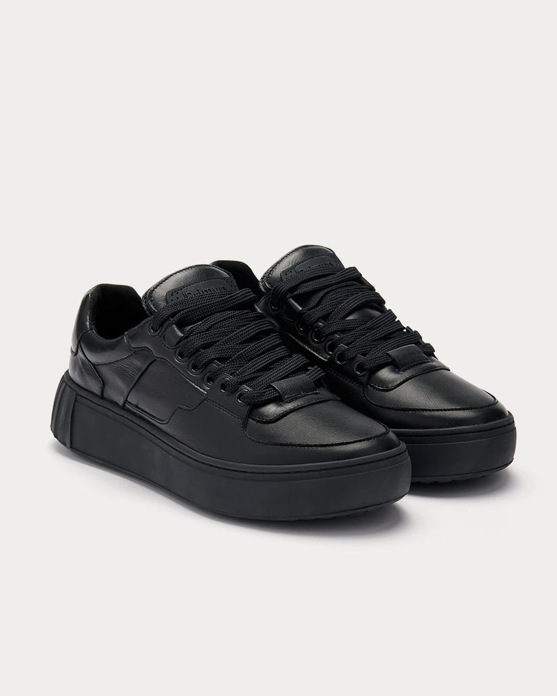 Primury Frank Black Low Top Sneakers - 2