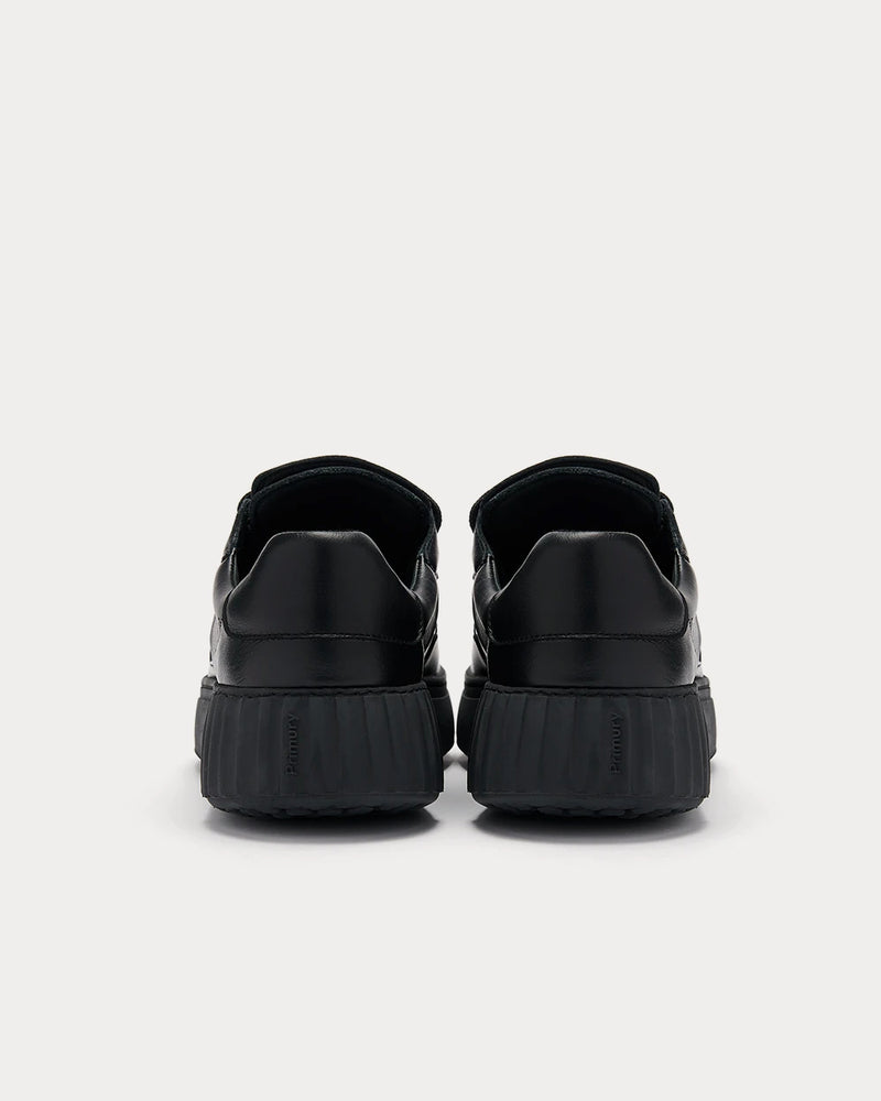 Primury Frank Black Low Top Sneakers - 4