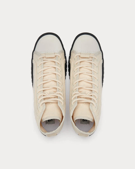 Primury x Xenia Telunts Divid Black / Creme High Top Sneakers - 3