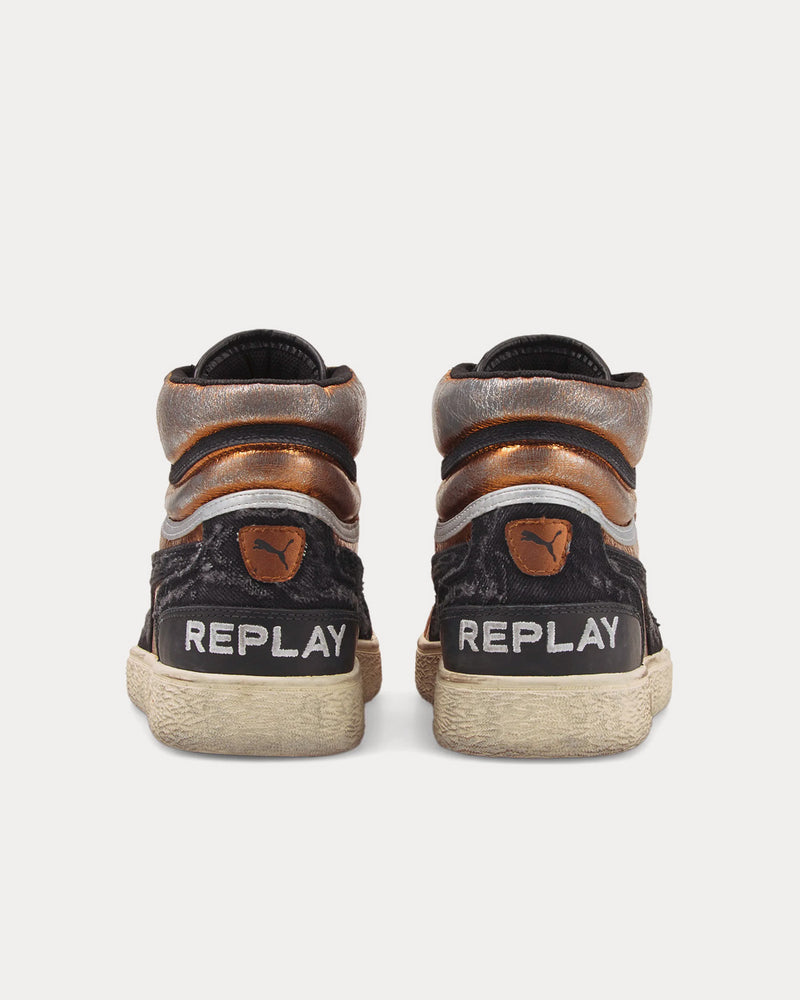 Puma Ralph Sampson Mid Metallic G Copper / Black High Top Sneakers - 4