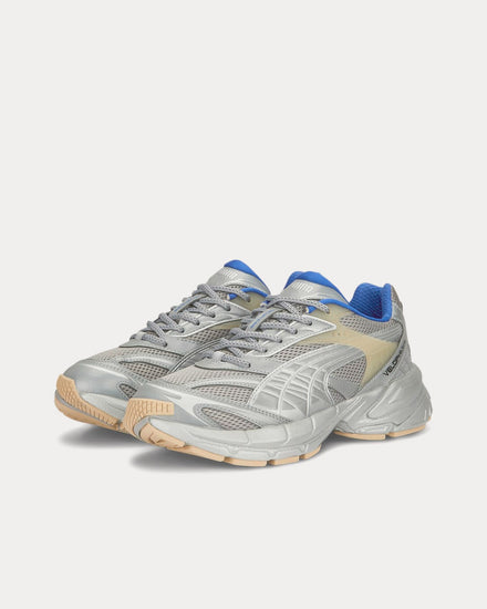 Puma Velophasis Bionic Matte Silver / Royal Sapphire Low Top Sneakers - 3