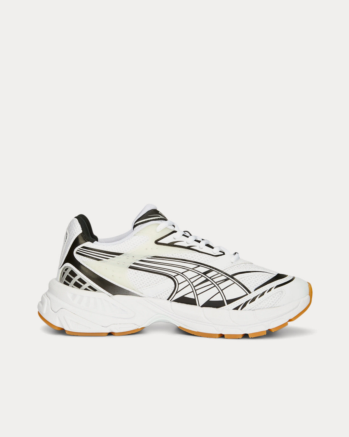 Puma - Velophasis Technisch White / Black Low Top Sneakers