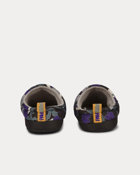 Puffy Black / Heliot Rope Slip Ons