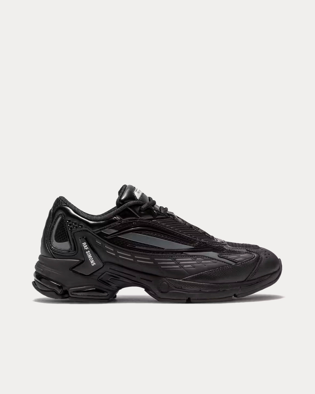 Raf Simons Men's Ultrasceptre Black / Grey Low Top Sneakers