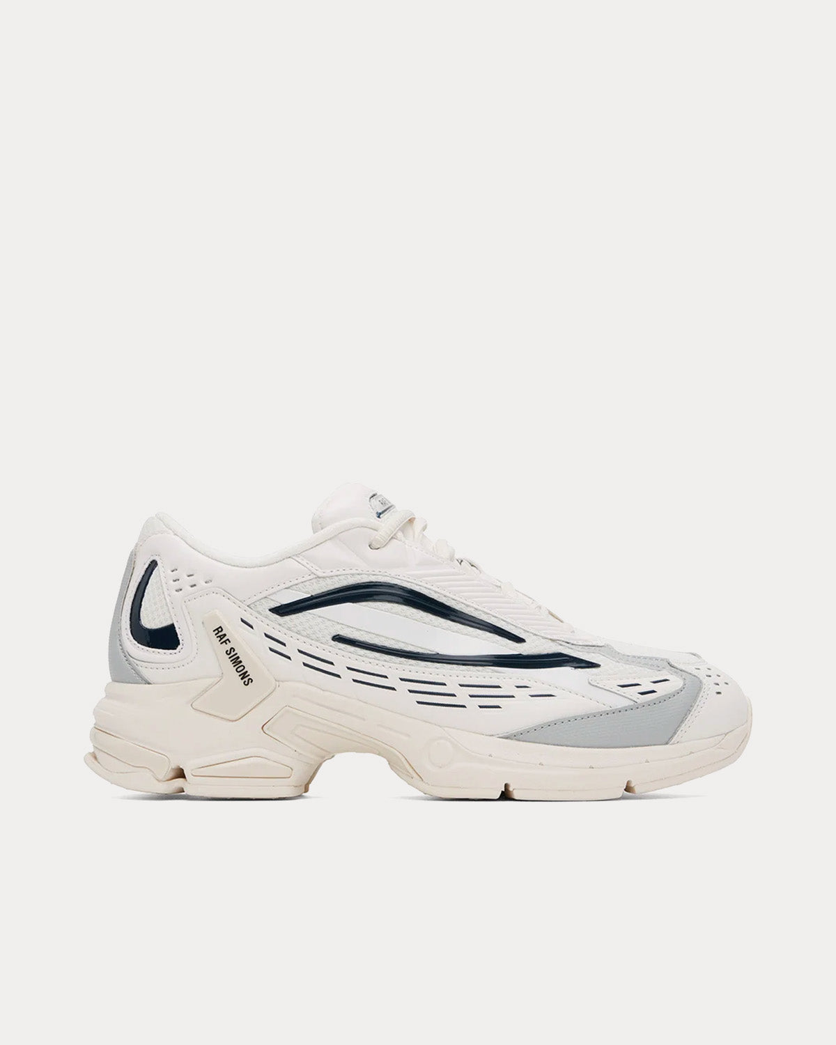 Raf Simons Men's Ultrasceptre Off-White / Grey Low Top Sneakers