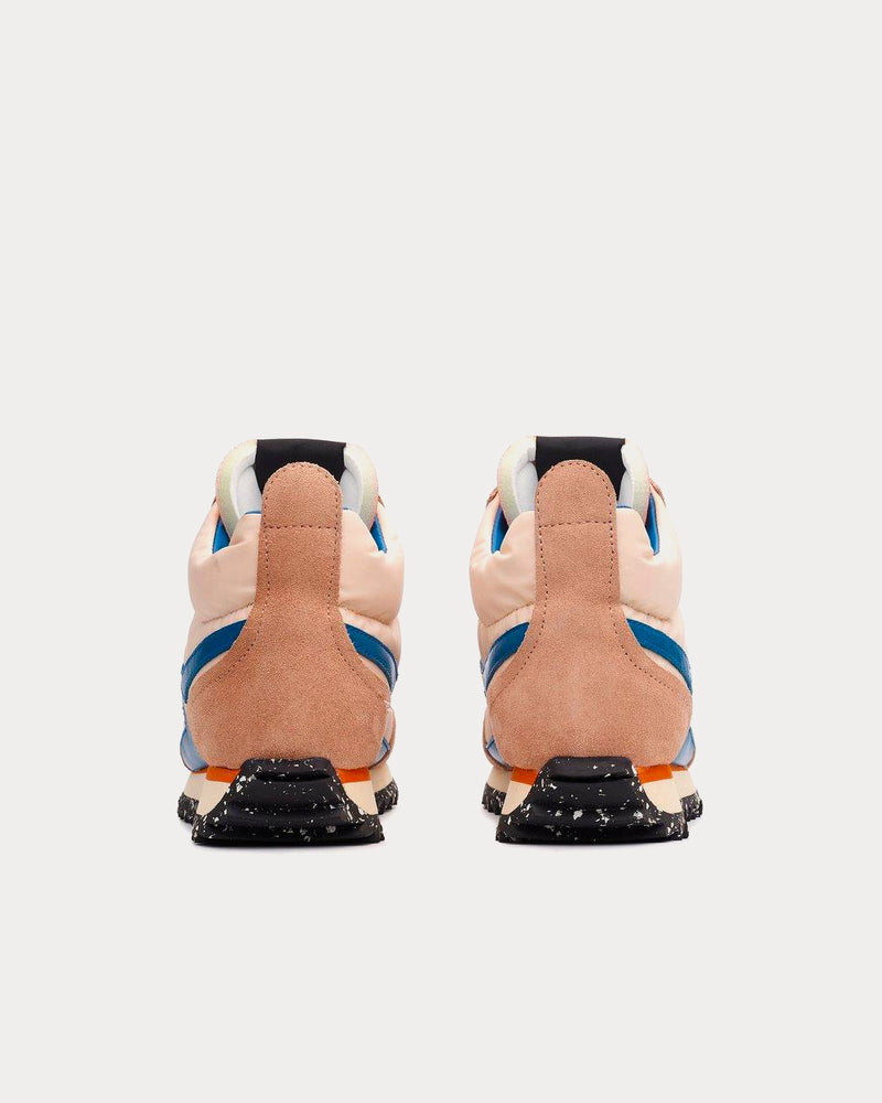 Rag & Bone Retro Hiker Suede And Recycled Materials Buff Sand High Top Sneakers - 3