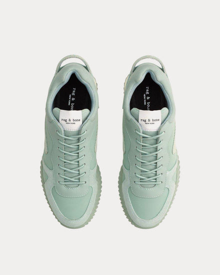 Rag & Bone Retro Runner 2.0 Recycled Materials Sage Low Top Sneakers - 2