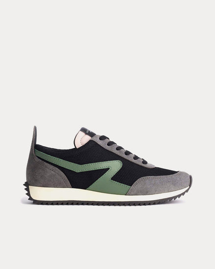 Rag & Bone Retro Runner Recycled Materials Dark Grey Low Top Sneakers - 1