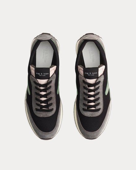 Rag & Bone Retro Runner Recycled Materials Dark Grey Low Top Sneakers - 2