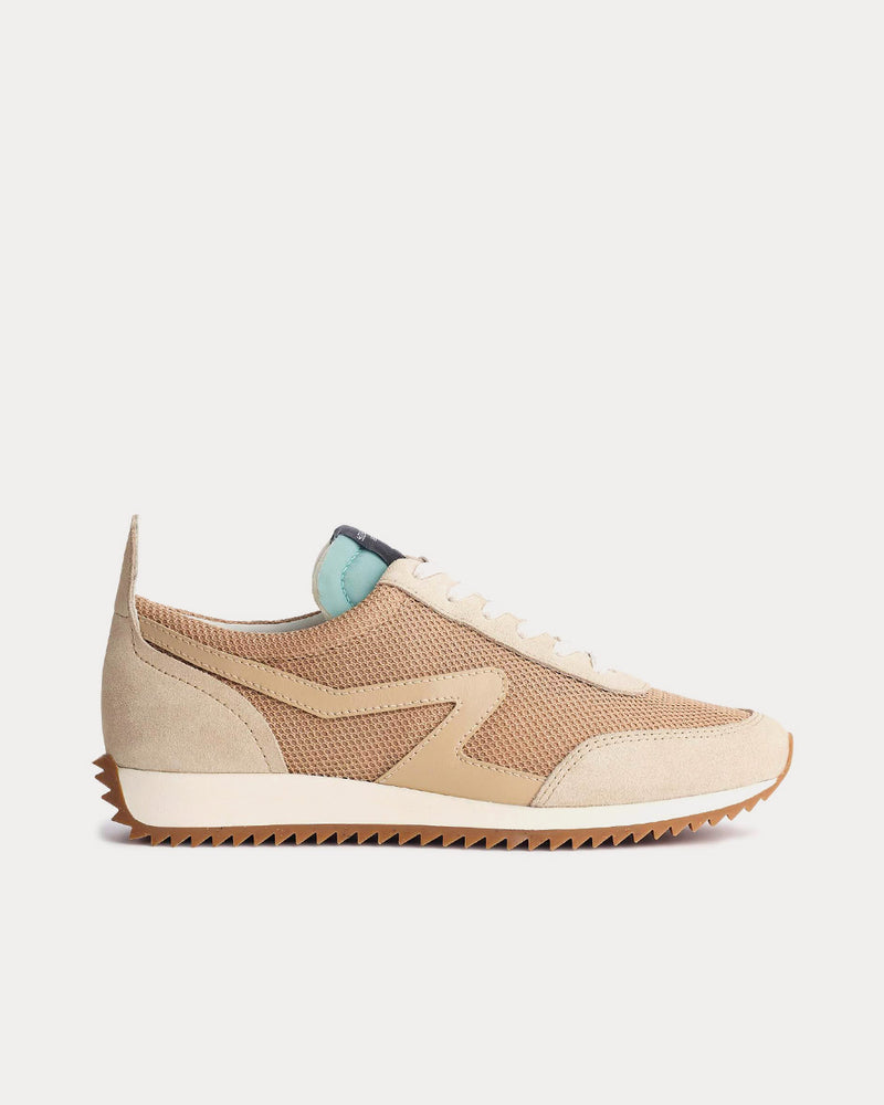 Rag & Bone Retro Runner Recycled Materials Light Sand Low Top Sneakers - 1