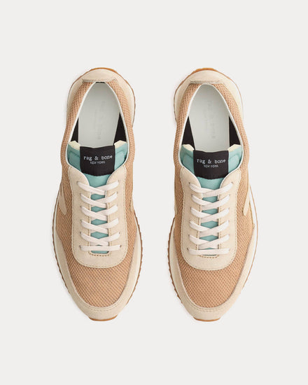 Rag & Bone Retro Runner Recycled Materials Light Sand Low Top Sneakers - 2