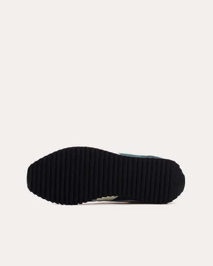 Rag & Bone Retro Runner Suede And Recycled Materials Dark Emerald Low Top Sneakers - 4