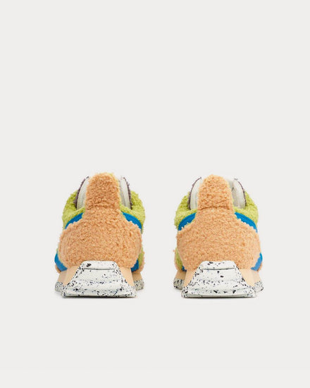 Rag & Bone Retro Runner Green Hazel Sherpa Low Top Sneakers - 3