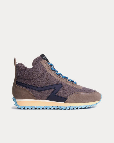 Rag & Bone Retro Hiker Sherpa Smoke High Top Sneakers - 1