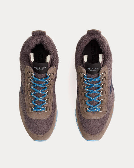 Rag & Bone Retro Hiker Sherpa Smoke High Top Sneakers - 2