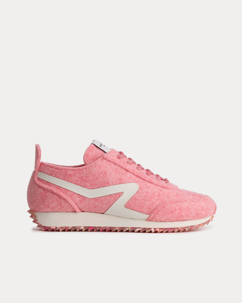 Rag & Bone Retro Runner Recycled Materials Pink Melange Low Top Sneakers - 1