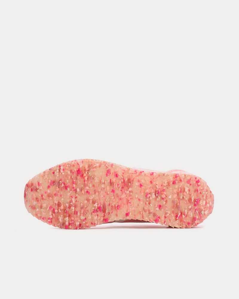 Rag & Bone Retro Runner Recycled Materials Pink Melange Low Top Sneakers - 4